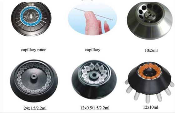 24 Capillaries Haematocrit Centrifuges 12000rpm For Laboratory